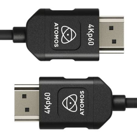 ATOMOS ATOM4K60C9 - kabel Full HDMI do Full HDMI, 4K60p, 45cm_Końce kabla z bliska_2